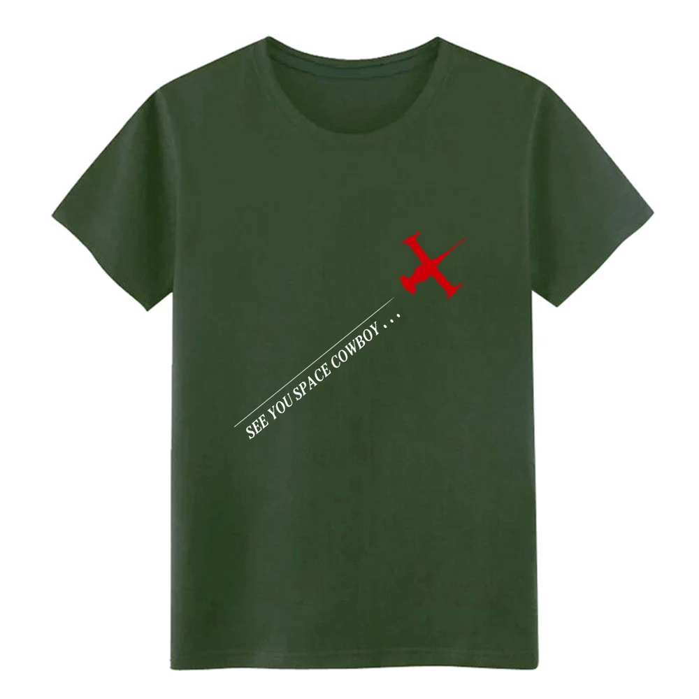 Cowboy Bebop t shirt Knitted tee shirt round Neck male Crazy New Fashion Spring Autumn Letters shirt