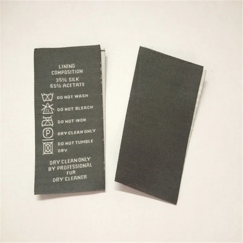 Заказная 4 4*14 2 см этикетка для ухода за стиркой/тканые этикетки|label symbols|label cellslabel |