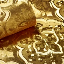 Beibehang Ceilin обои отель КТВ papel де parede 3D обои для гостиной блеск золотой фольги стены бумаги рулон папье peint
