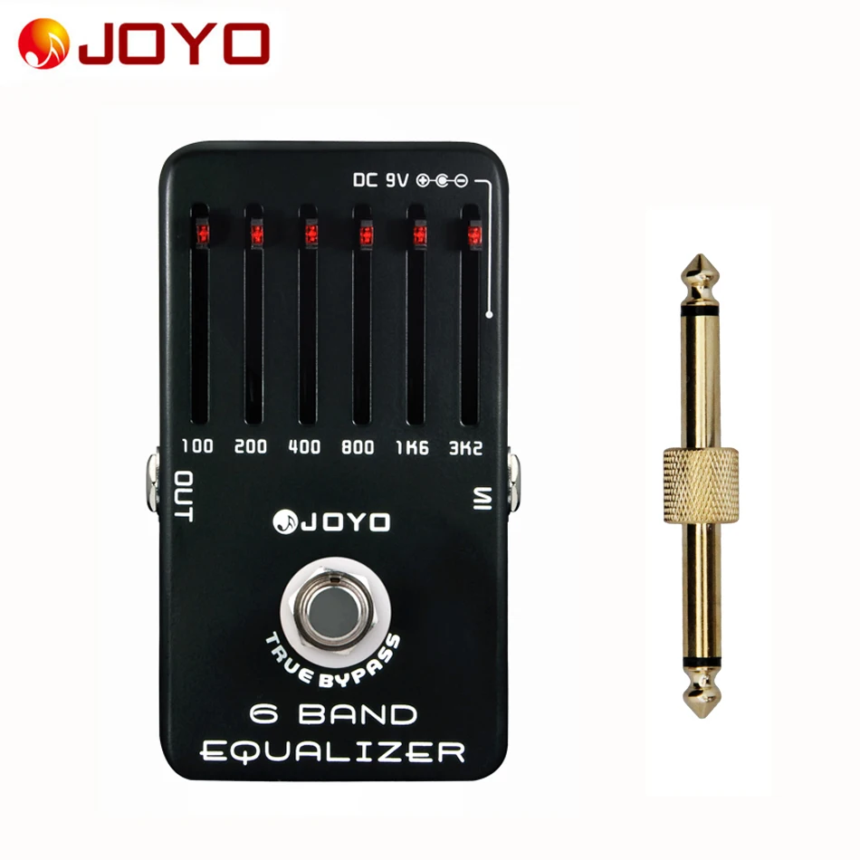 JOYO JF 11/педальный эквалайзер для гитарных эффектов с 6 полосами EQ электрические