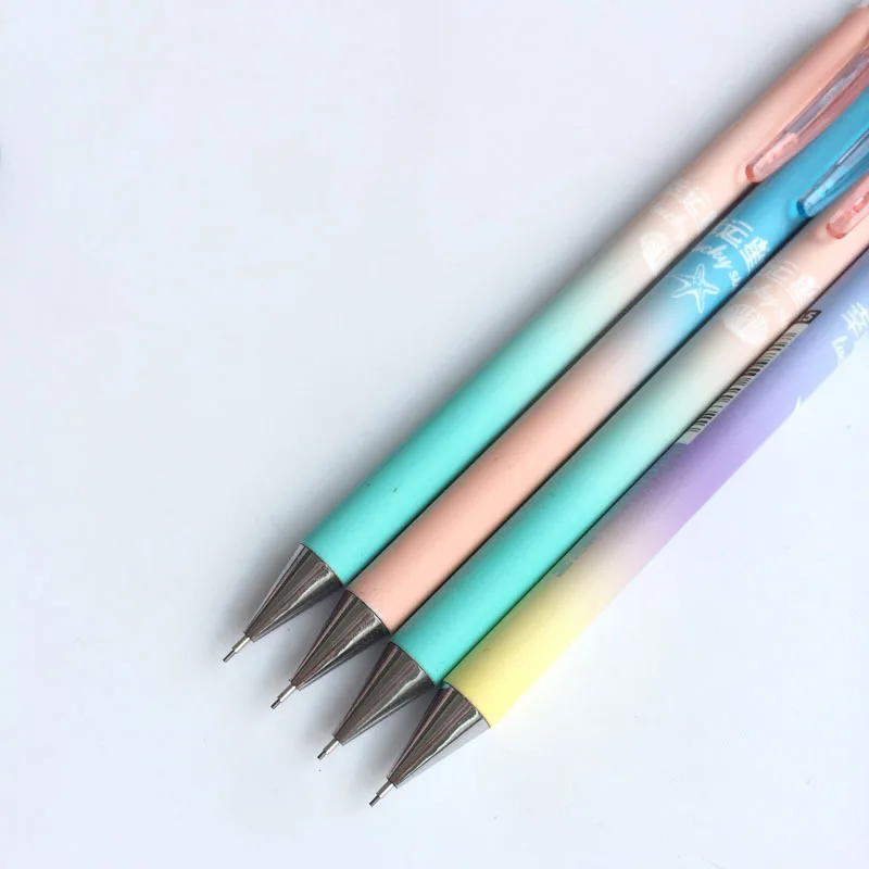 Details about   1*Moon Star Plastic Mechanical Pencil Automatic Pen For Writing School Supply US 