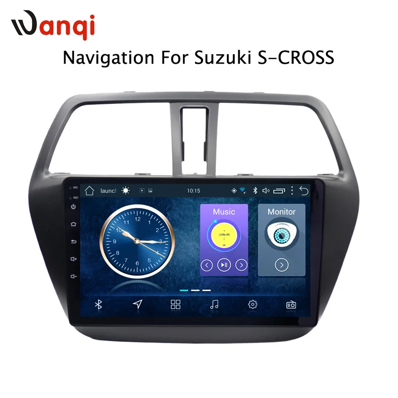 Cheap Android 8.1 9 inch car navigation for Suzuki S-CROSS 2014 - 2017 support Wifi SWC OBD rear camera 2