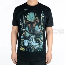 11 дизайнов фильм Звездные войны Camiseta Дарт Вейдер брендовая рубашка 3D фитнес хлопок черный Boba Фетт эскиз ropa mujer скейтборд