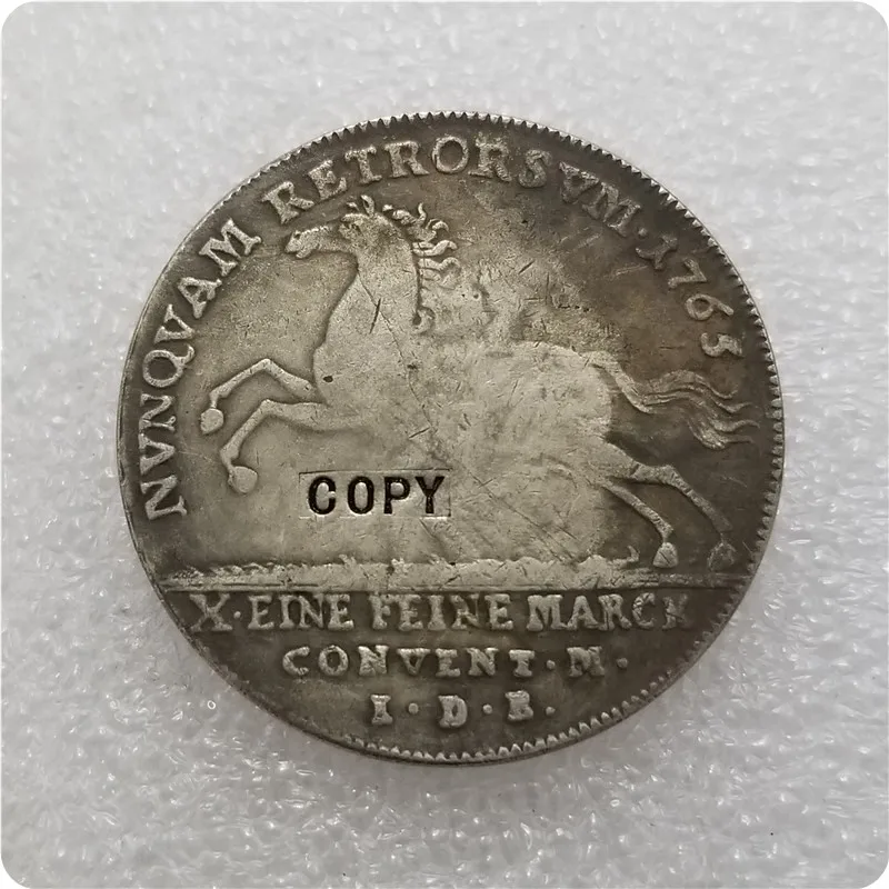 1765 Германия I.D.B THALER имитация монеты памятные монеты-копии монет медаль коллекционные монеты