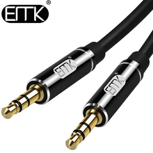 EMK AUX font b Cable b font Jack 3 5mm Audio font b Cable b font