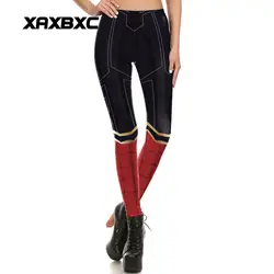 XAXBXC 1793 пикантные Femme карандаш брюки супергерой Человек-паук Косплэй 3D ПЕЧАТНЫЕ Stretch Slim Фитнес тренировки пуш-ап Для женщин леггинсы