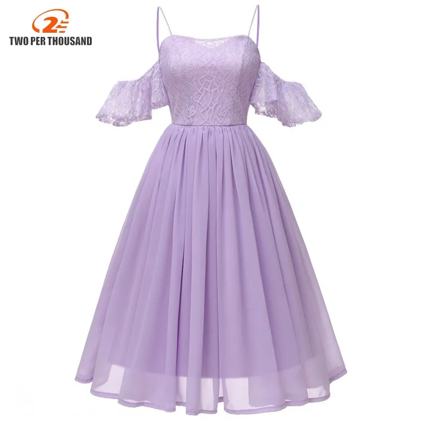

Christmas Women Chiffon Lace Dress Lace Ruffle Spaghetti Strap Elegant Backless Dress Party Off Shoulder Festa De Vestidos