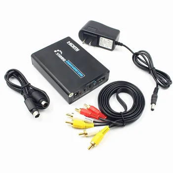 

AE+S-Video to HDMI S Terminal to HDMI AV HD Converter Adapter with Power & Data Cable