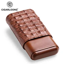 2019New arrival travel leather cigar case portable humidor box 3holdsCF-0412 2019New arrival travel leather cigar case portable humidor box 3holdsCF-0412