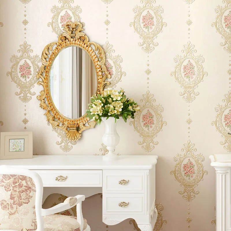 3d Wall Paper For Walls Romantic Orchids Non Woven