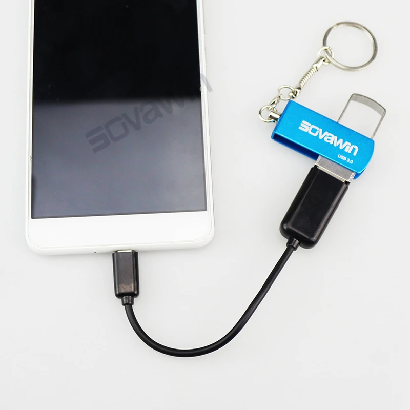 Sovawin 16cm High Speed Micro USB OTG Data Cable To Female USB Host OTG Adapter for Tablet PC Android Mobile Phone