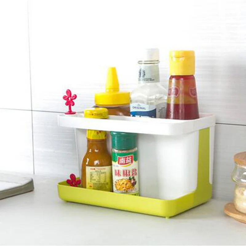 FHEAL Kitchen Draining Storage Rack Sink Sponge Cleaning Brush Towel Holder Utensils Storage Shelf Bathroom Organizer Rack (3)