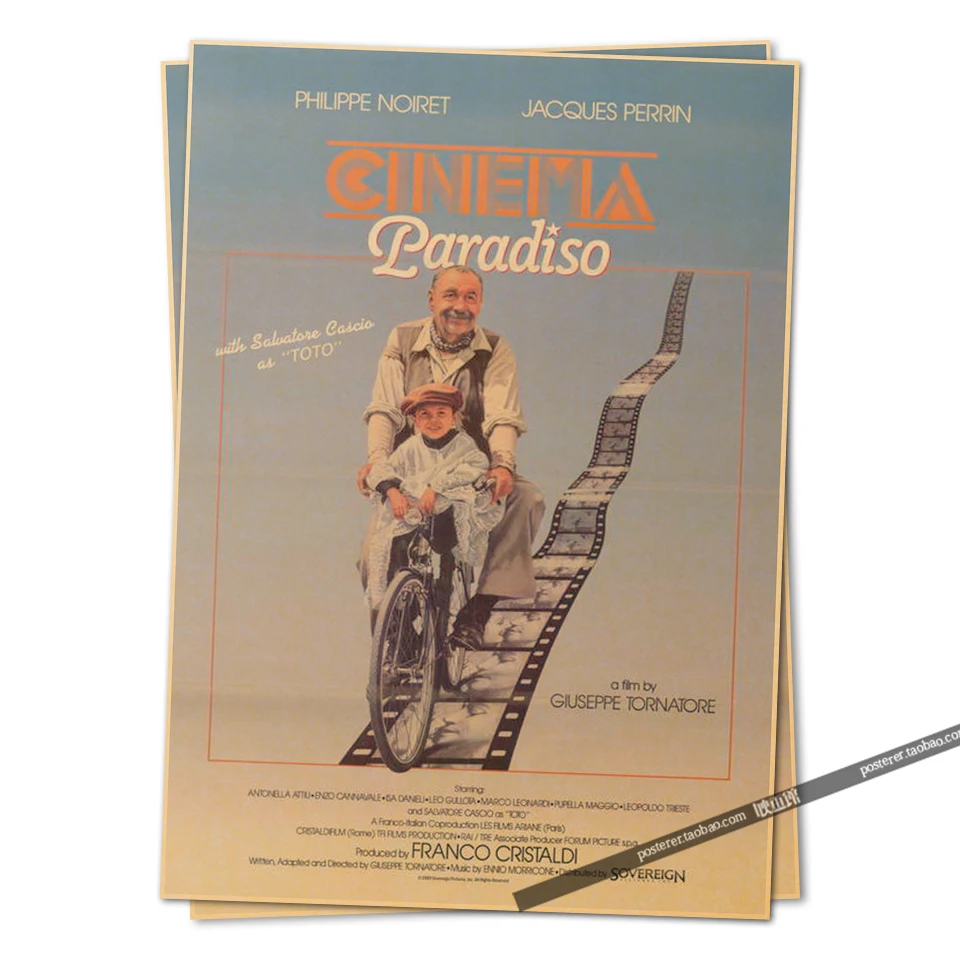 cinema paradiso movie poster 1988 Vintage Retro Adornment ...