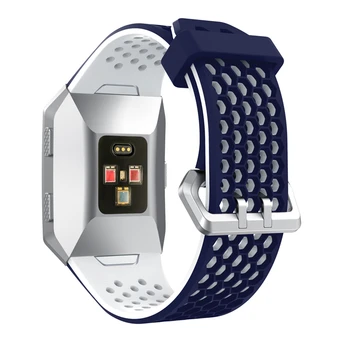 

Bemorcabo for Fitbit Ionic Band,Silicone Sport Accessories Strap Band with Ventilation Holes for Fitbit Ionic Straps 16 Colors