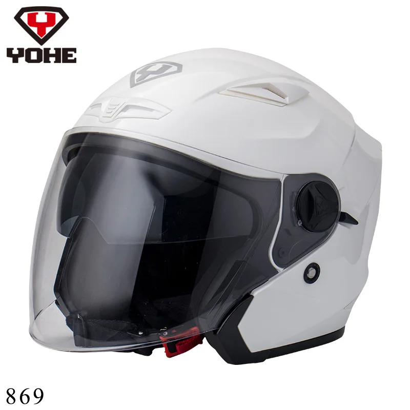 YOHE Helmet New Motorcycle Helmet Open face ABS Top Quality Best Safe