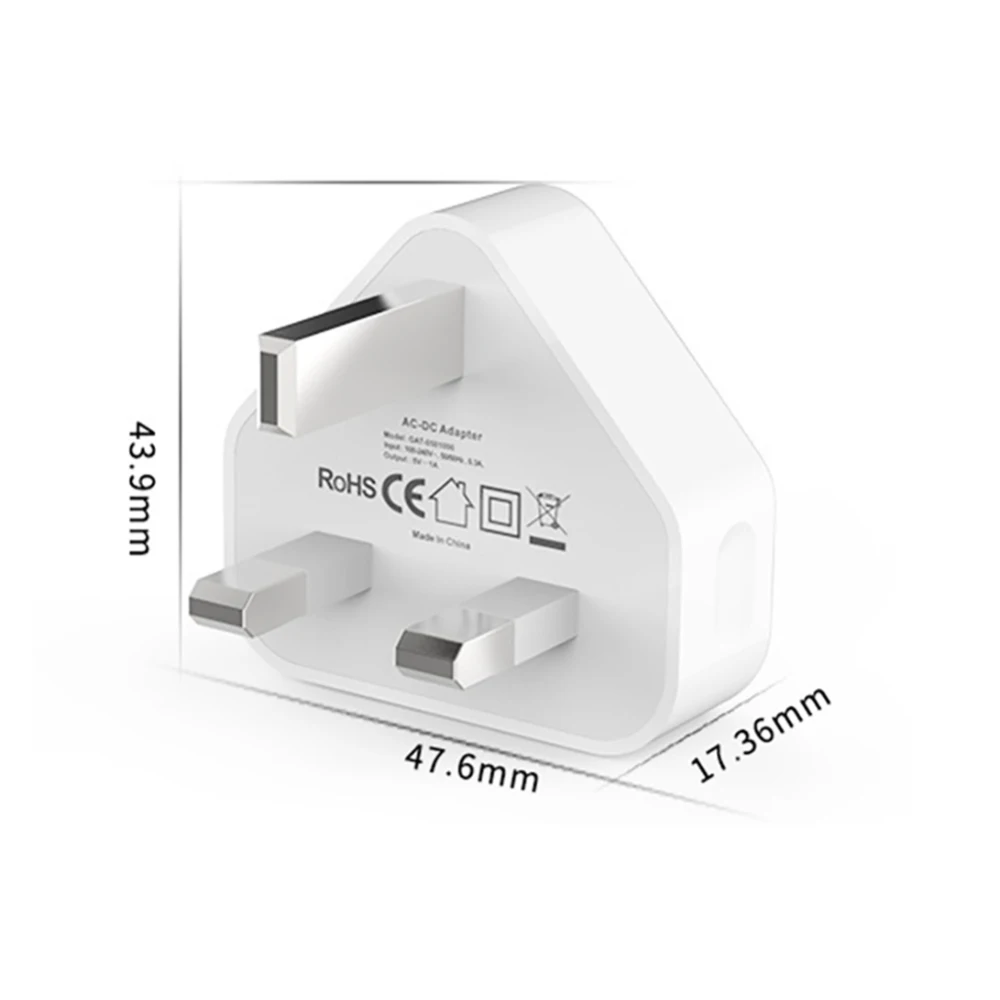 Настенное зарядное устройство с одним USB портом 5 В 1 А|Переходники и адаптеры| |
