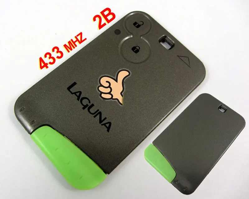 

for renault Laguna smart key 2 buttons remote key 433MHZ for renault megane Free Shipping