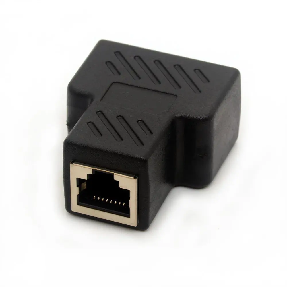 RJ45 Разветвитель Ethernet LAN разъем расширитель CAT 5 6 сетевой конвертер розетки 1 в 2