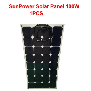 

JingyangSolar 12V 18V Solar Panel Battery Charger Flexible SunPower Solar Charger Mono Solar Cell 22% charging efficiency