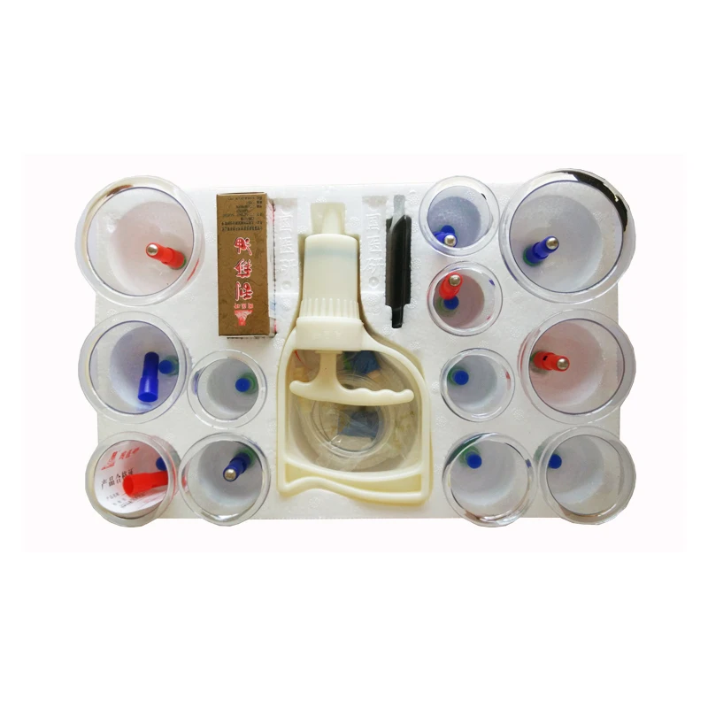 12 cups Chinese Medical Vacuum Body massager magnetic Acupunture Vacuum Cupping Set Portable Massage Therapy tens 12 cups Chinese Medical Vacuum Body massager magnetic Acupunture Vacuum Cupping Set Portable Massage Therapy tens