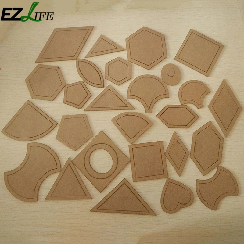 54pcs/Set Kraft Paper Sewing Patterns Template DIY Clothing Craft