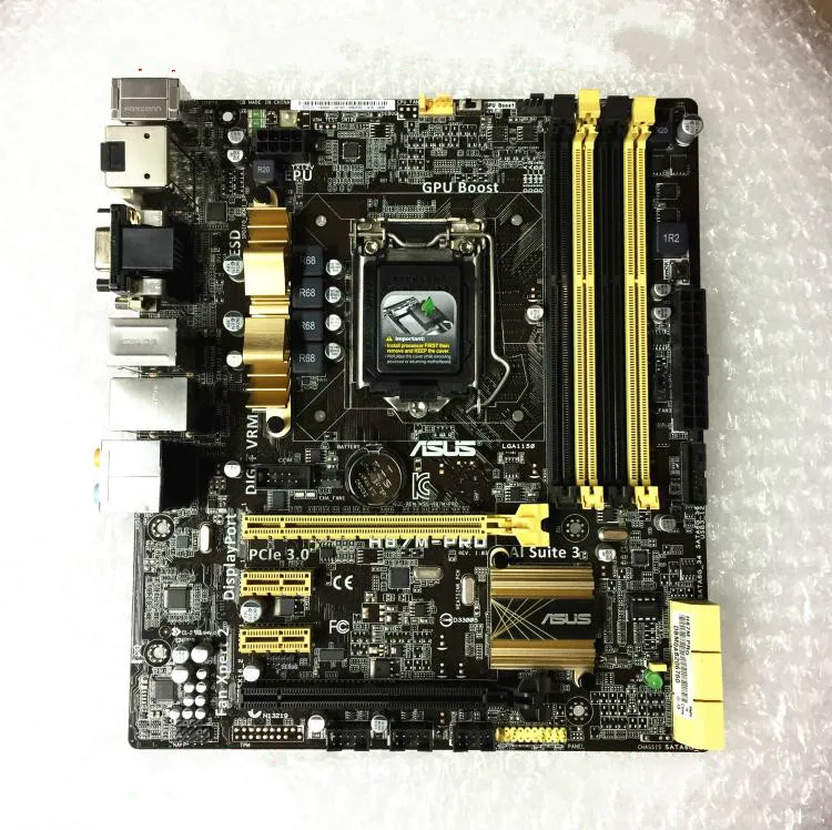 Asus H87M-PRO рабочего Материнская плата H87 разъем LGA 1150 i7 i5 i3 DDR3 объемом до 32 GB