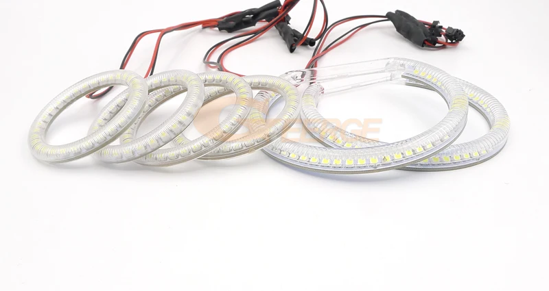 Для Toyota Prius 2012 2013 светодиодный ксенон фары отличные 6 шт. супер яркий 3528 SMD СВЕТОДИОДНЫЙ ангельские глазки комплект DRL