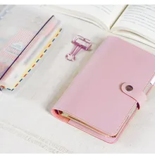 Искусственная кожа, спираль, вкладыш, многоразовый, мягкий переплет, портативный блокнот, filofax, планировщик, органайзер, блокнот для планирования, папка, А6