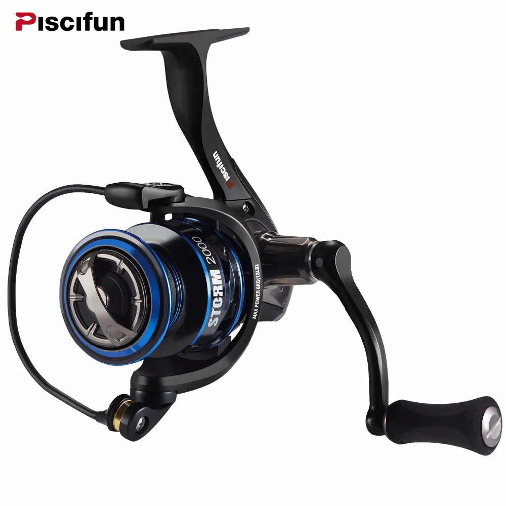 Kopen Piscifun 6.2 1 Hoge Overbrengingsverhouding 2000,3000, 4000,5000 Serie 11BBs Spinning Visserij reel Max Drag 10 kg Vissen Spinning Reel