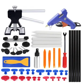 

Dent Removal Tools Paintless Dent Repair Tools Kit with Auto Trim Tools Dent Puller Pops a Bridge Puller puller
