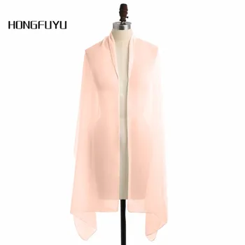 

New Evening Party Capes Wedding Shawls Bridal Wraps Chiffon Women's Evening Dress Stole Scarves for Evening Prom Accessories