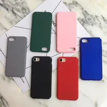 Case For iphone 7 2019 Black Pink Protective Hard Plastic Phone Case Cover Coque For iphone 6 6S 7Plus 6 S 6Plus 8 8Plus X Xs protective super slim plastic back case for iphone 5 deep pink
