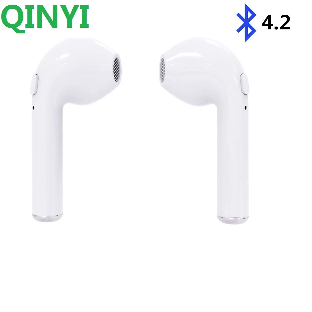 I7s TWS Twins Mini Wireless Bluetooth Earphone Earpieces Stereo Earbud Headset with Mic For iPhone 7 8 X Samsung Andriod phone |