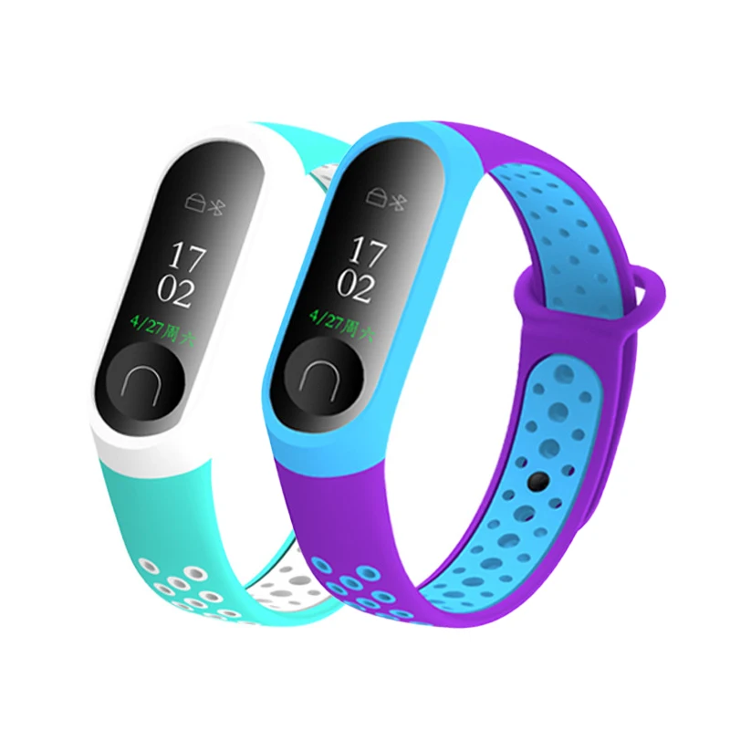 Ремешок для Xiaomi mi band 4 3 силиконовый mi band 3 4 аксессуары pulsera correa для mi 3 замена