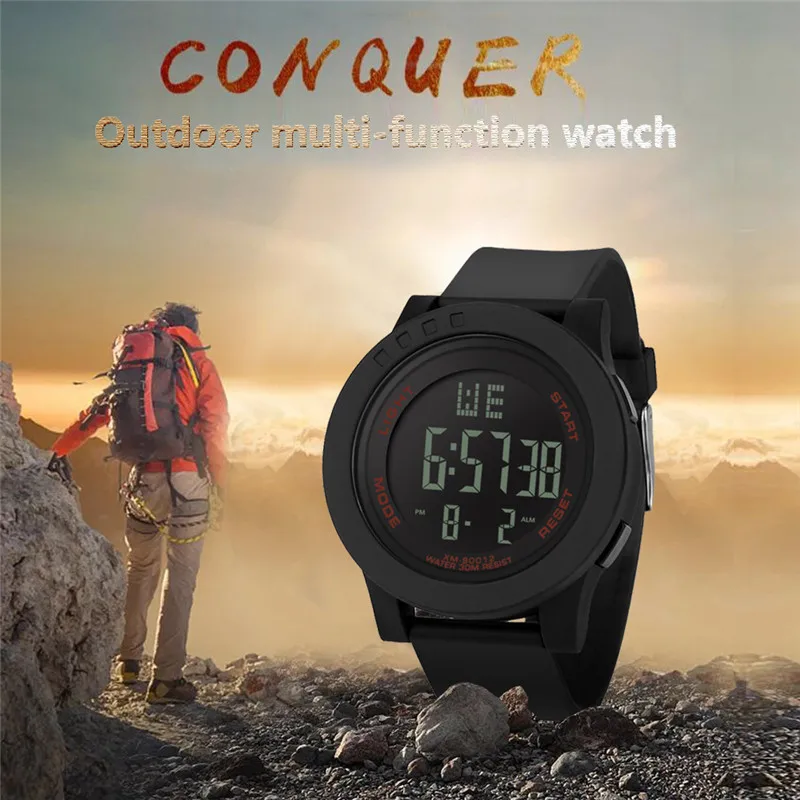 Men's Clock Sport Digital Analog Digital Military Army Sport LED Waterproof Wrist Watch Military Stylish Electronic watch Men's Clock Sport Digital Analog Digital Military Army Sport LED Waterproof Wrist Watch Military Stylish Electronic watch