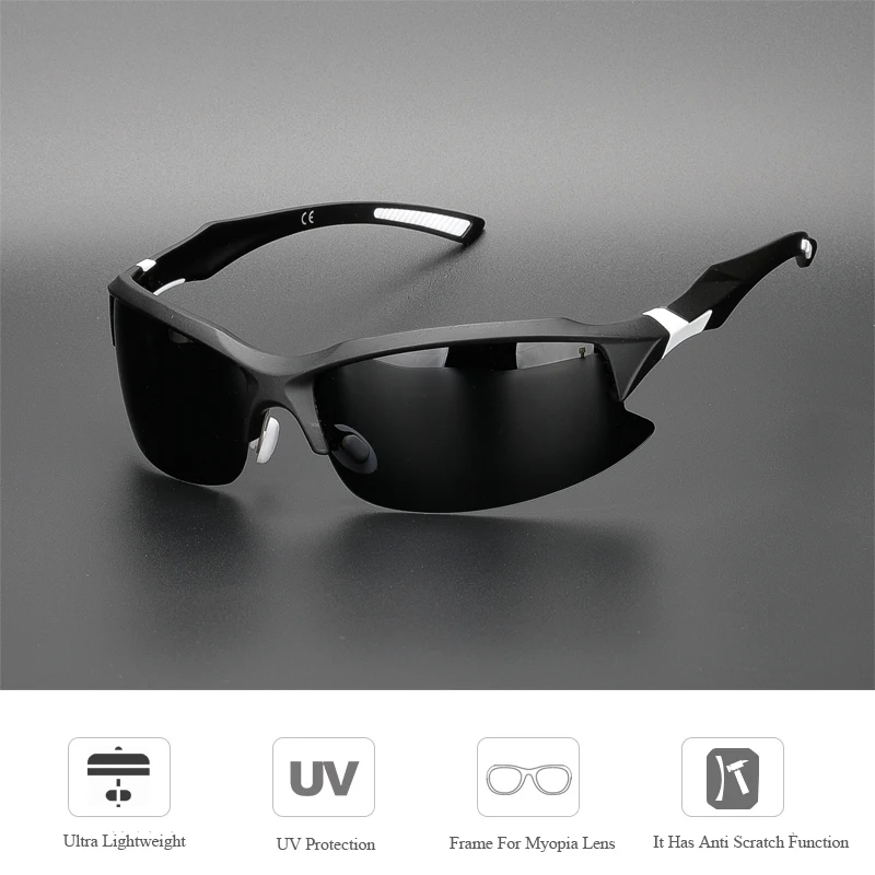 المهنية يستقطب نظارات الدراجات دراجة دراجة نظارات في الهواء الطلق نظارات شمسية رياضية UV 400 4 اللون