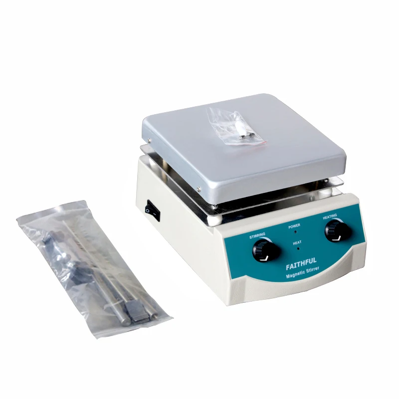Magnetic Stirrer w/ Heating Plate Electric Laboratory Hotplatem Mixer 3L  3000ml