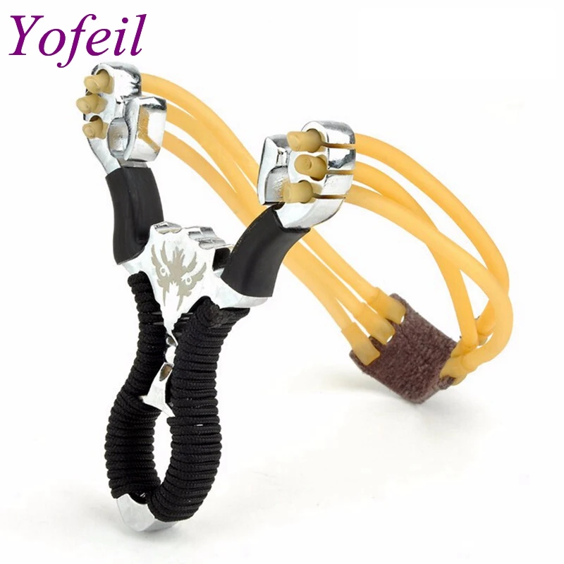 HOT Games Outdoor Shot Powerful Sling shot Hunting Steel Catapult NEW Marble 2016 Slingshot