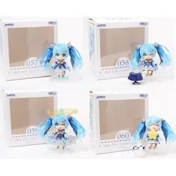 Снег аниме Мику Модель Рисунок Хацунэ Мику 057 #058 #059 #060 # Nendoroid куклы милые дети подарок