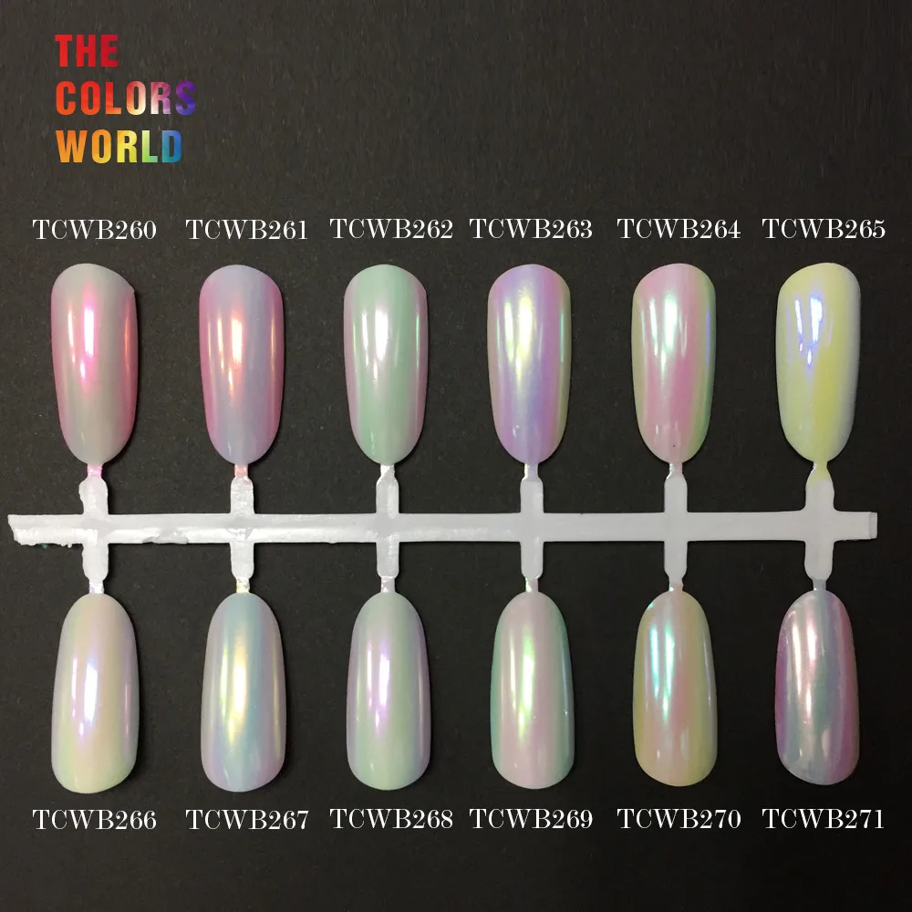 Preise TCT 088 Meerjungfrau Regenbogen Pigment Spiegel Pigment Chrom Aurora Chameleon Für Nagel Kunst Dekorationen Make Up Facepaint Manuelle DIY