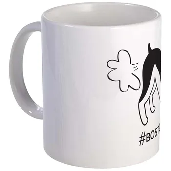 

Funny Boston Terrier Fart Mug Unique Coffee Mug, tea Cup