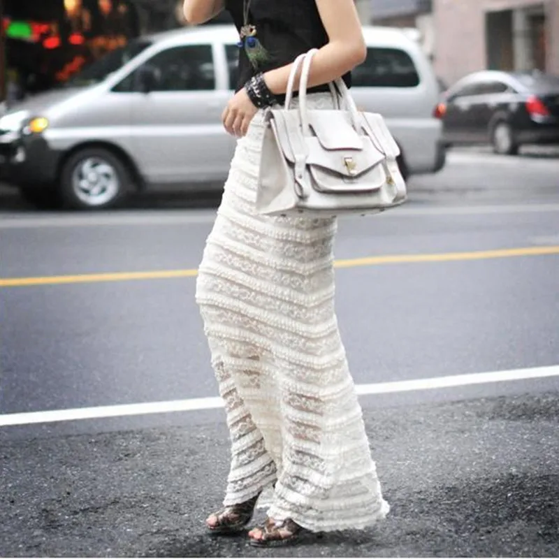 Gratis Verano Sexy Falda Maxi Blanco Tamaño Encaje Negro Personalizado Y Plus Para 10xl Envío Faldas S Recto De Mujeres 2019 Formal P4PwHd