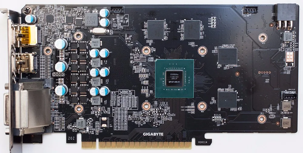GIGABYTE-GeForce-GTX-1050-G1-Gaming-2G-2GB-GDDR5-(GV-N1050G1-GAMING-2GD)_PCB