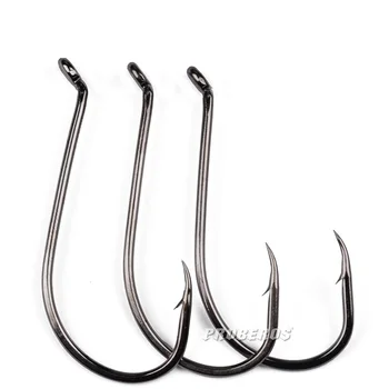 

10pcs High Carbon Steel Fishing Hooks inBarbed Hook Fish Hook Barbed Series In Fly Fishing Crank hook Barbed fishhook tackle
