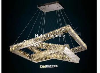 

New Arrival Modern Luxury Newly European Top K9 LED Clear k Crystal Pendant Light Hotel Hall Living Room Dining Room AC 110-240V