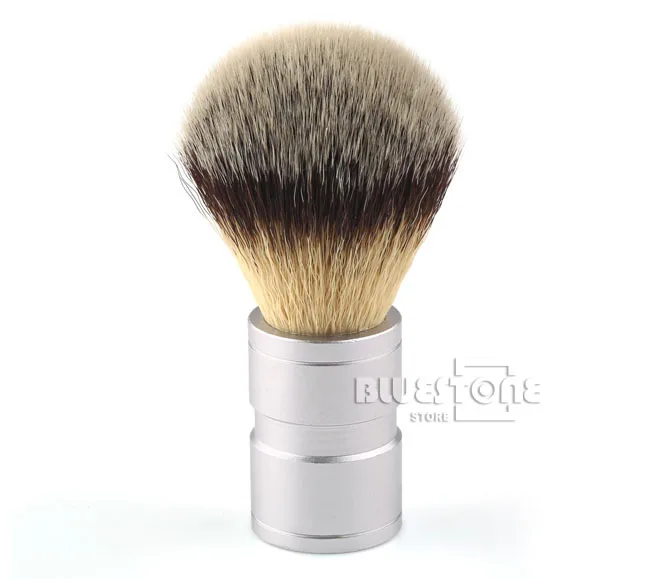 Мужской подарок Silvertip Faux Badger волос щетка для бритья нержавеющая металлическая ручка парикмахерский инструмент