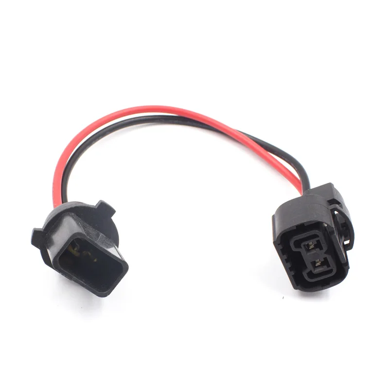 2x H11 H8 Wiring Harness female Socket Wire Connector Plug Extension Pigtai K PG
