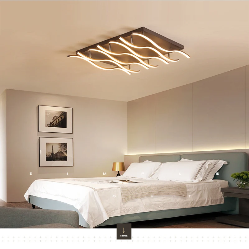 

Nordic grid ceiling lamps bedroom living room villa study lighting led ceiling lamp Indoor Lighting RC Dimmable Pendant light