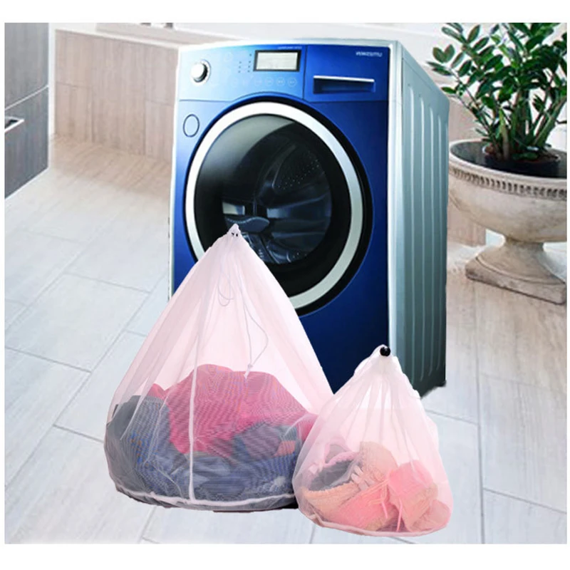

Foldable Laundry Bag Washing Machine Protection Net For Lingerie Bra Socks Underwear Clothes Wash Bag Pouch Home Basket Mesh Net