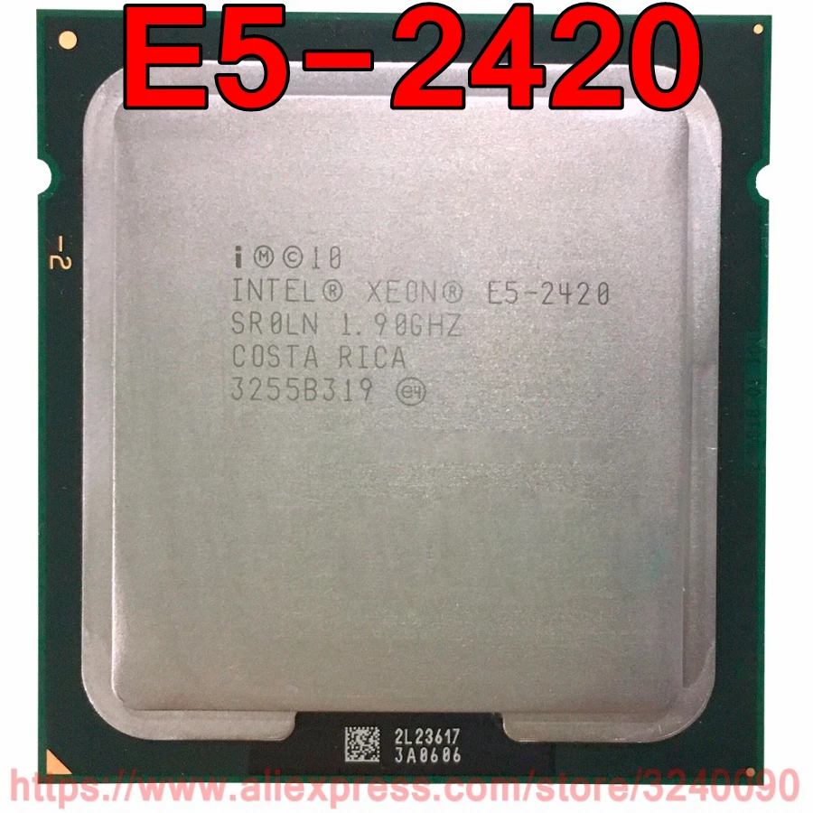 Процессор Intel ЦП Xeon E5-2420 SR0LN 1 90 ГГц 6-ядерный 15M LGA1356 E5 2420 Бесплатная доставка